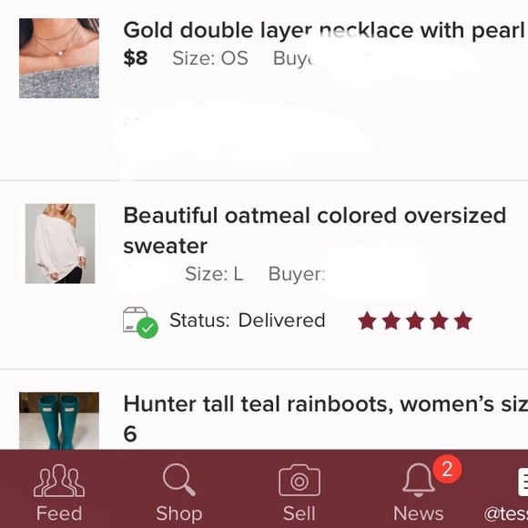 ONLY ONE SMALL LEFT! Beautiful oversize sweater - Picture 5 of 5